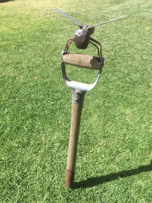Grasshopper on Shovel Spike - Image 2