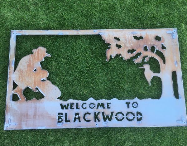 Cut Out Sign